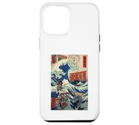 Samurai Warriors Great Wave (Ukiyo-e Japonais) Katana Bushido Coque pour iPhone 12 Pro Max