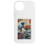 Samurai Warriors Great Wave (Ukiyo-e Japonais) Katana Bushido Coque pour iPhone 14 Plus