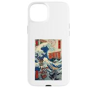 Samurai Warriors Great Wave (Ukiyo-e Japonais) Katana Bushido Coque pour iPhone 15 Plus