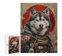 Samurai Wolf Armor Art Print-1 Puzzle 1000 Pièces Educa Jouet en Bois Cadeau Unique Décoration Intérieure Jeu Éducatif Challenge Toy Adultes Et Enfants À Partir De 14 Ans 500 PCS