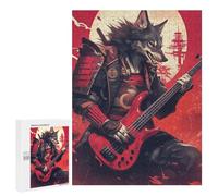 Samurai Wolf Bassist Puzzle 1000 Pièces Educa Jouet en Bois Cadeau Unique Décoration Intérieure Jeu Éducatif Challenge Toy Adultes Et Enfants À Partir De 14 Ans 500 PCS