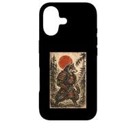 Samurai Wolf Warrior Japanese Vintage Graphic Ukiyo-e Art Coque pour iPhone 17