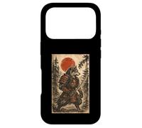 Samurai Wolf Warrior Japanese Vintage Graphic Ukiyo-e Art Coque pour iPhone 17 Pro