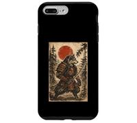 Samurai Wolf Warrior Japanese Vintage Graphic Ukiyo-e Art Coque pour iPhone 7 Plus/8 Plus