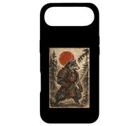 Samurai Wolf Warrior Japanese Vintage Graphic Ukiyo-e Art Coque pour iPhone Air