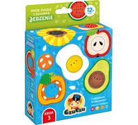 S'amuser et apprendre avec CzuCzu Puzzle "Nourriture" avec un trou - parfait pour les plus jeunes. Découvrez les joies de l'empilage et apprenez à connaître vos saveurs préférées