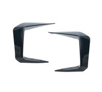 SAMWDK Feux Brouillard 1 Paire Pour Toyota Pour RAV4 2020 2021 Voiture Avant Antibrouillard Sourcils Paupières Couverture Garniture Lampe Protecteur Style Chrome Antibrouillard(One pair black)