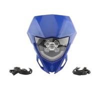 SAMWDK Phare Moto Avant Pour WR Pour YZ 250 450 Moto LED Plaque Pièces Phare Carénage Dirt Bike Pour Enduro Motocross Accessoires(Bleu)