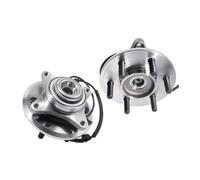 SAMWDK Roulements Et Moyeux Roue Avant 2 Pièces pour Ford pour F150 6 Cosses avec ABS 4WD 2015 2016 2017 Kit Roulements Roue Essieu