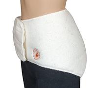 SamWo, Chauffe-reins 100 % laine mérinos, élastique avec fermeture Velcro, lavable à 30 °C. - Beige - XXL