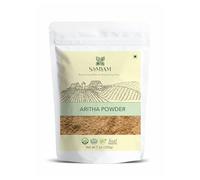 SAMYAM Poudre Aritha/Reetha (noix de lavage) (Sapindus Mukorossi) - Paquet de 200 g | Nettoyant naturel pour cheveux et cuir chevelu