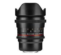 Samyang 16mm T2.6 VDSLR Objectif vidéo à Mise au Point Manuelle pour Micro 4-Thirds Noir
