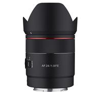 Samyang AF 24 mm F1.8 Sony FE Tiny but Landscape Master - Autofocus Full Frame et APS-C Objectif à focale fixe grand angle pour Sony E, FE, E-Mount pour Sony Alpha A9 A7 A7c A6000 A5000 Nex
