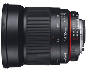 Samyang 24mm F1.4 ED AS IF UMC SLR Objectif large Noir
