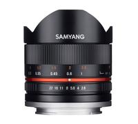 Samyang 8mm F2.8 UMC Fish-eye II SLR Objectif large fish eye Noir