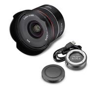 Samyang AF 18 mm F2,8 FE + Station de lentille pour Sony E Mount Plein Format & APS-C I Objectif Grand Angle Ultra léger avec autofocus Rapide I Focale Fixe pour Sony Alpha A7C A7 III A6400, etc.