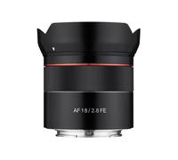 Samyang AF 18 mm F2.8 FE (minuscule mais super large) - Autofocus plein format et objectif à focale fixe APS-C Sony E E-Mount pour Sony Alpha A9 A7 A6600 A6500 A6400 A6300 A6000 A5100 A5000 Nex Camera