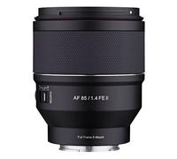 Samyang AF 85 mm F1.4 II FE pour Sony E - Autofocus plein format et objectif portrait APS-C longueur focale fixe pour appareils photo hybrides Sony E Mount boîtier