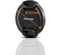 Samyang Bouchon Avant pour Objectifs avec Filetage de filtre 67 mm -Bouchon en plastique frontal - Pour MF 12 mm F2.0 et 12 mm T2.2