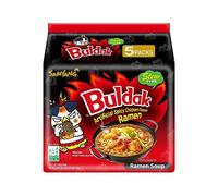 Samyang Buldak Hot Spicy Chicken Ramen Nouilles Coréen Ram Frit Stir Original Lot de 5