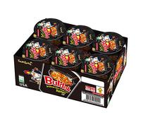 Samyang Buldak Lot de 6 nouilles sautées au poulet épicé