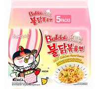 SAMYANG Buldak Nouilles instantanées saveur carbonara épicée et crémeuse - 5 x 140 g