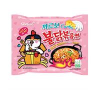 SAMYANG Buldak Nouilles instantanées saveur poulet épicé et carbonara - 130 g