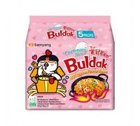 SAMYANG Buldak Nouilles instantanées saveur poulet épicé et carbonara - 5 x 130 g