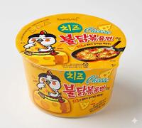 Samyang Buldak Nouilles sautées instantanées au poulet épicé saveur fromage - 105 g