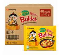 Samyang Buldak Saveur Poulet Épicé et Fromage Nouilles Ramen Original 140g x 40 1 Boîte
