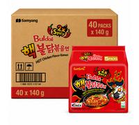 Samyang Buldak Saveur Poulet Épicé Nouilles Ramen, Original, 140g x 40 - 1 Boîte