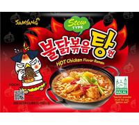 Samyang Buldak Type de ragoût ramen à saveur de poulet chaud 145 g