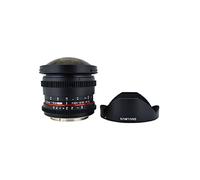 Samyang Cine Syhd8mv-n HD 8 mm T/3.8 Objectif fisheye avec Décliquée et Capuche Amovible Objectif Fixe pour appareils Photo Nikon (DX)