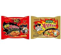 Samyang Lot de 10 (2 épicées et curry) avec 5 baguettes TBT Premium