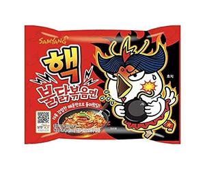 Samyang - Lot de 2 sachets de nouilles ramen épicées saveur poulet, 140 g