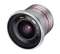Samyang MF 12mm F2,0 APS-C Fuji X argent