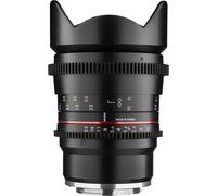 Samyang MF 16mm T2.6 Vidéo Sony E – Objectif vidéo manuel 16mm pour caméras Sony plein format ou APS-C, idéal pour architecture et paysages