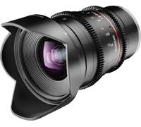 Samyang MF 20mm T1.9 Video-DSLR pour Nikon F – Ultra grand-angle 94,8° – Plein format – Excellente qualité Image – Mise au point & Ouverture manuelle – Housse & Pare-soleil