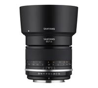 Samyang MF 85mm F1.4 MK2 Nikon F AE – Objectif portrait manuel pour Nikon F, plein format & APS-C, 2e génération, ex. D750, D850, D780