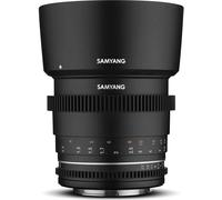 Samyang MF 85mm T1.5 VDSLR MK2 Canon EF – Objectif vidéo T1.5 téléobjectif pour Canon EF, 85mm, follow focus, plein format & APS-C, résolution 8K