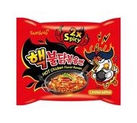 SamYang Nouille instantanée - Ramen saveur Buldak épicée, doublement épicée - 140 g