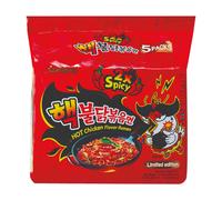 SAMYANG Nouilles instantanées au poulet doublement épicé - 5 x 140 g