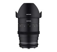 Samyang Objectif grand angle VDSLR MK2 Cine 35 mm T1.5 pour MFT - Plein cadre, objectif cinéma avec ouverture à 9 lames, étanchéité aux intempéries et contrôle manuel de la mise au point