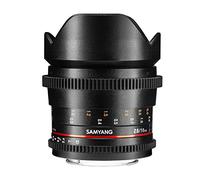 Samyang Objectif pour vidéo VDSLR 16 mm T2.6 Ed comme UMC Manual Focus II (, UMC antirefletante) Noir - avec Capuche Amovible