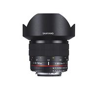 Samyang Objectif Ultra Grand Angle F2.8 14 mm pour appareils Photo Canon EF Mount avec Puce AE, Noir, Taille Unique, SYAE14M-C
