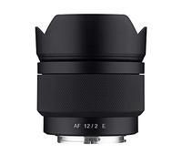 Samyang Objectif ultra large 12 mm F2.0 AF pour Sony E Étanche aux intempéries, finition UMC, ouverture rapide, autofocus, capuchon amovible, filtre 62 mm, APS-C compact, ciel nocturne et architecture