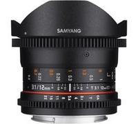 Samyang objectif vidéo 12mm t3.1 fisheye vdslr canon G