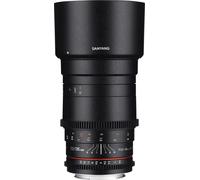 Samyang Objectif vidéo DSLR 135/2,2 pour Canon EF – Mise au point manuelle avec bague d’engrenage 0,8, objectif télé noir