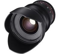 SAMYANG Objectif vidéo DSLR II Sony E 24 mm / T1.5 Objectif vidéo à mise au point manuelle 0,8 Gear à couronne dentée, objectif grand angle, noir
