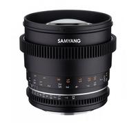 SAMYANG Objectif vidéo VDSLR 85mm T1.5 MK2 Compatible avec Canon EF